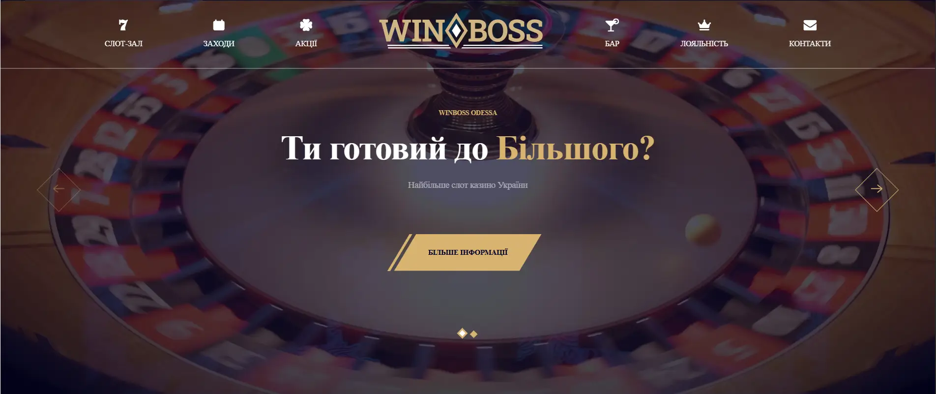 Рулетка у казино WinBoss — атмосфера азарту та розкоші